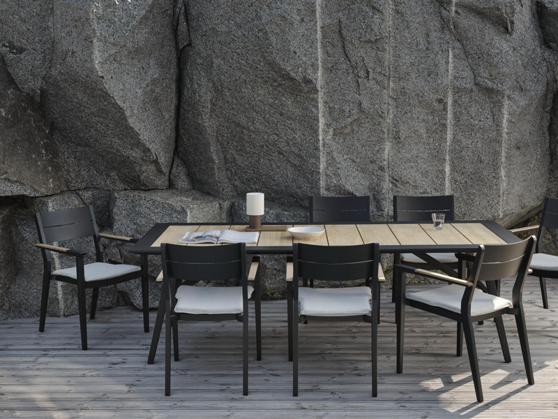 Chios stol med armlener Black_Ash