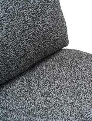 Blixt loungestol Svart/Teddy Ant