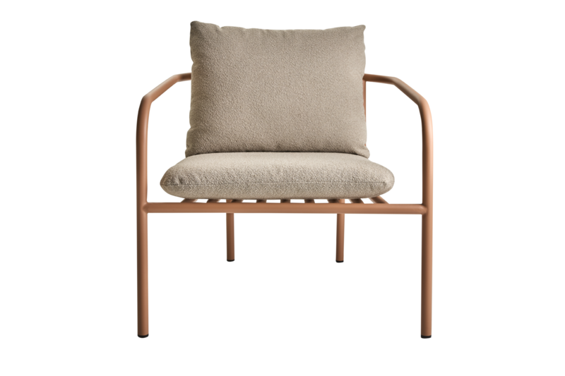 Bendt lenestol Peach/Teddy Beige