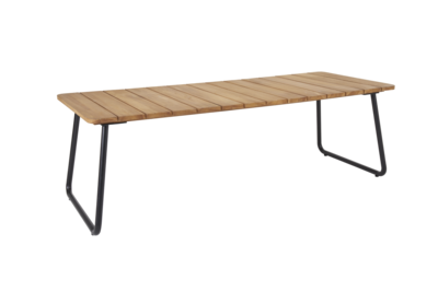 Nolli spisebord Svart/teak