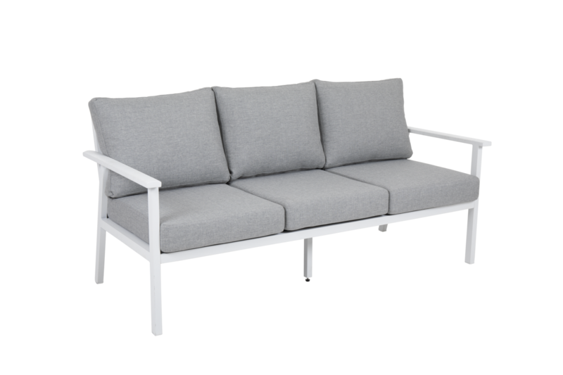 Samvaro 3-seter sofa White/Pearl grey