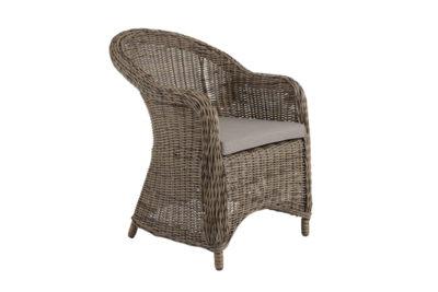 Eads stol med armlener Natur/beige