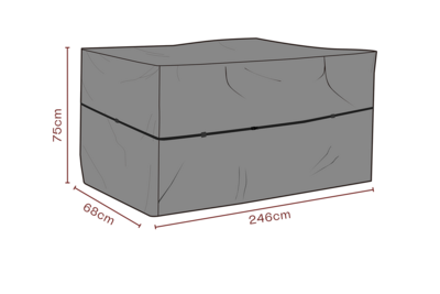 Møbeltrekk utekjøkken Black-Breathable