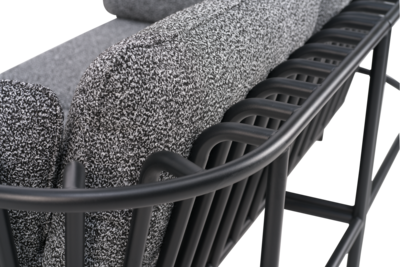 Collier lenestol Svart/Teddy Ant