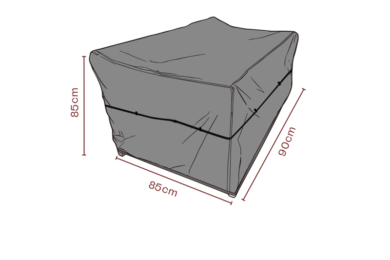 Møbeltrekk lenestol Black-Breathable