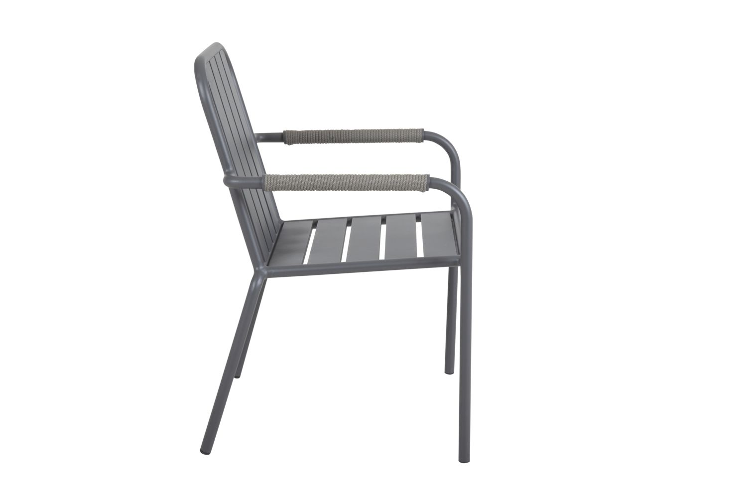 Innes stol med armlener Antracit