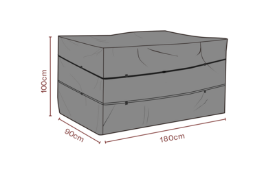 Møbeltrekk dynbox Black-Waterproof