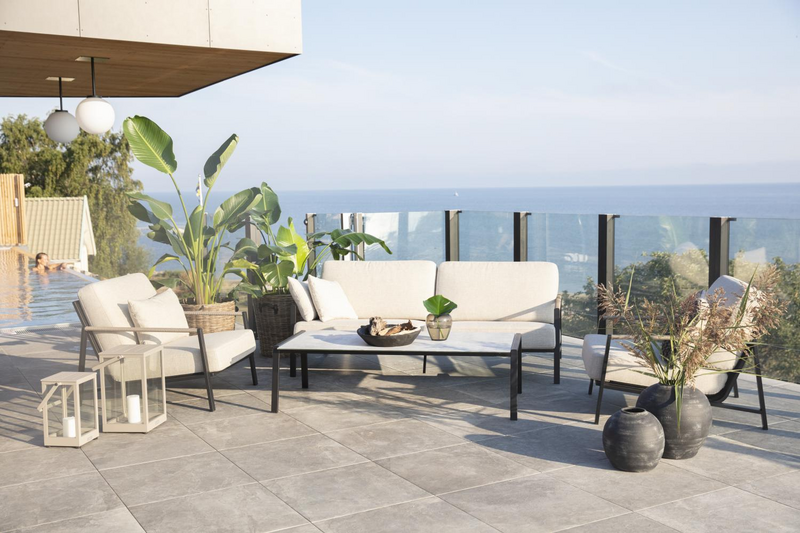 Lyra 2,5-seter sofa Black/Sand