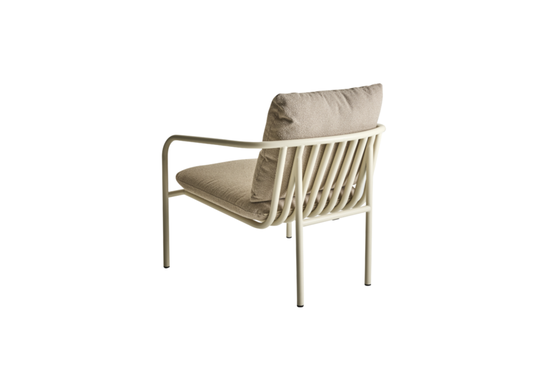 Bendt lenestol Pearl White/Teddy Beige