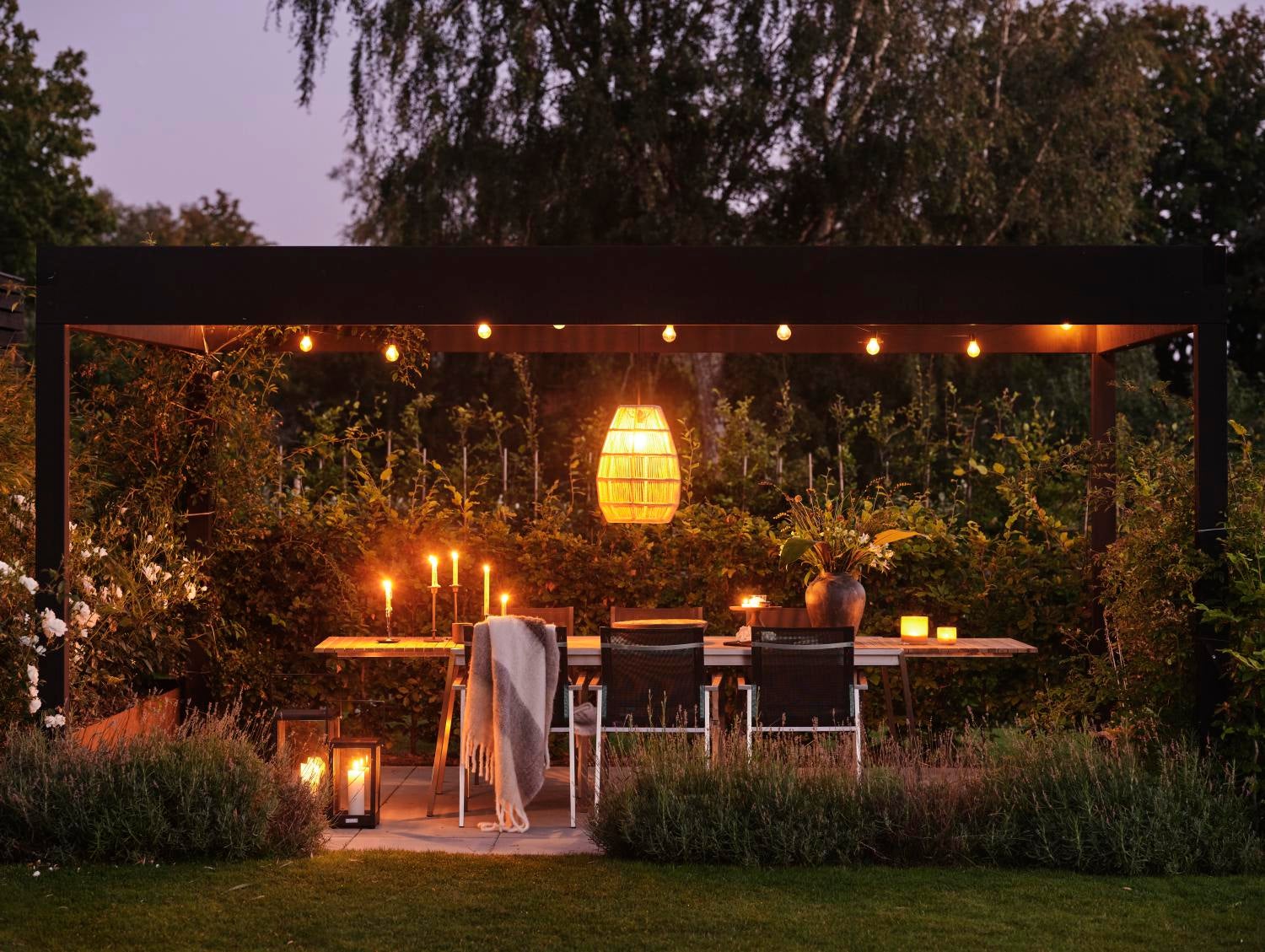 Naos spisebord Stainless steel/teak