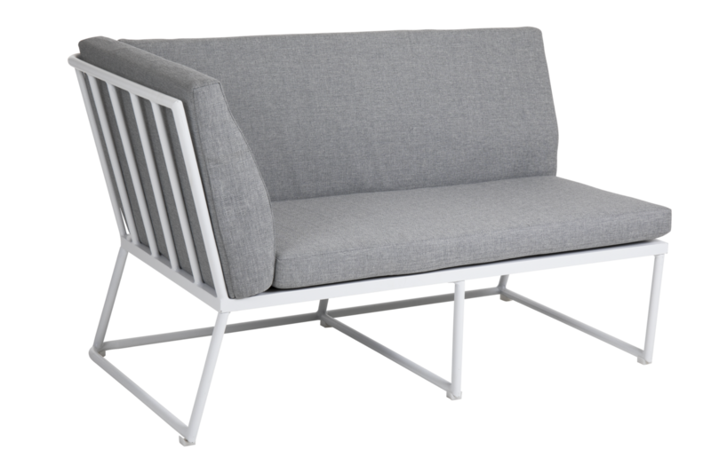 Vence endestykke White/Pearl grey
