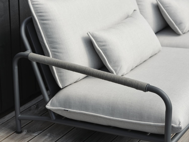 Lerberget 2,5-seter sofa Antracit/ash