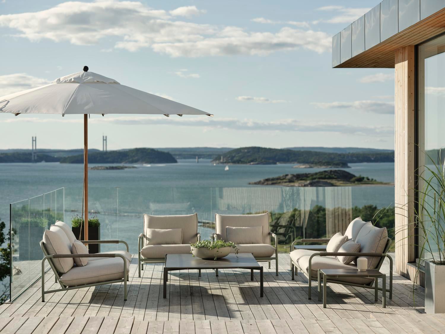 Lerberget 2,5-seters sofa Dusty Green/ash