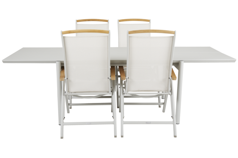Andy posisjonsstol Light Grey/Off-White