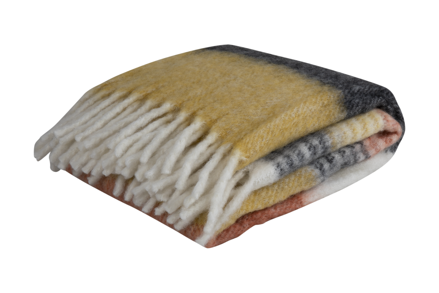 Honung pledd Senapsgul