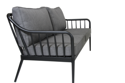 Coleville 3-seter sofa Svart/grå