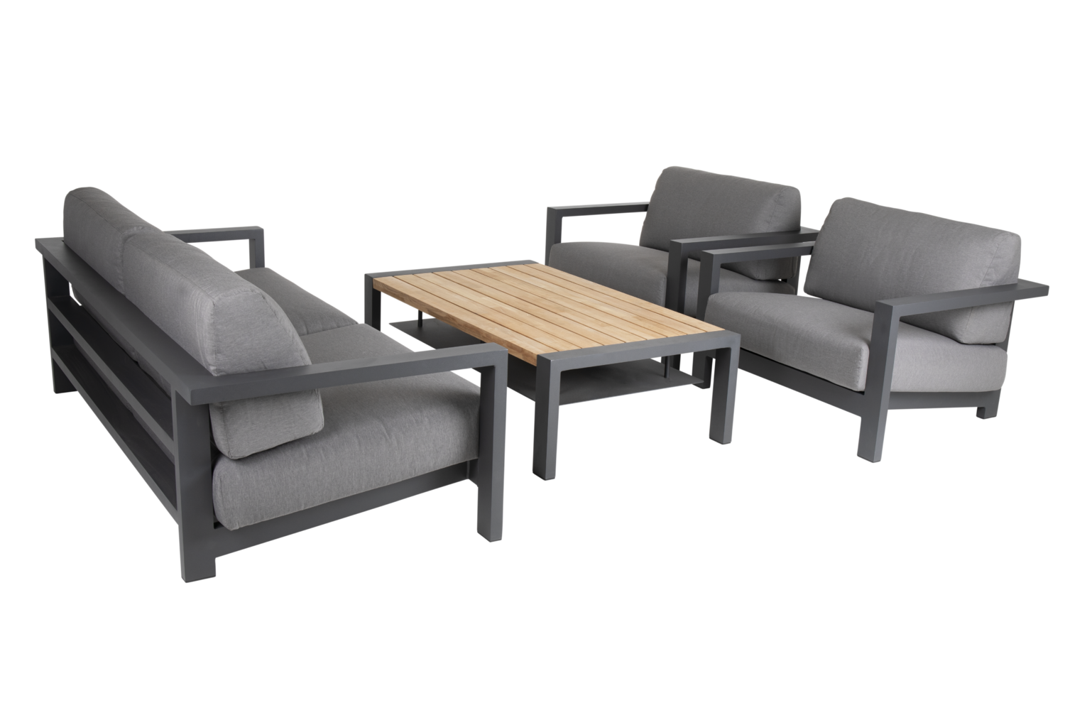 Amesdale sofabord Anthracite/Teak