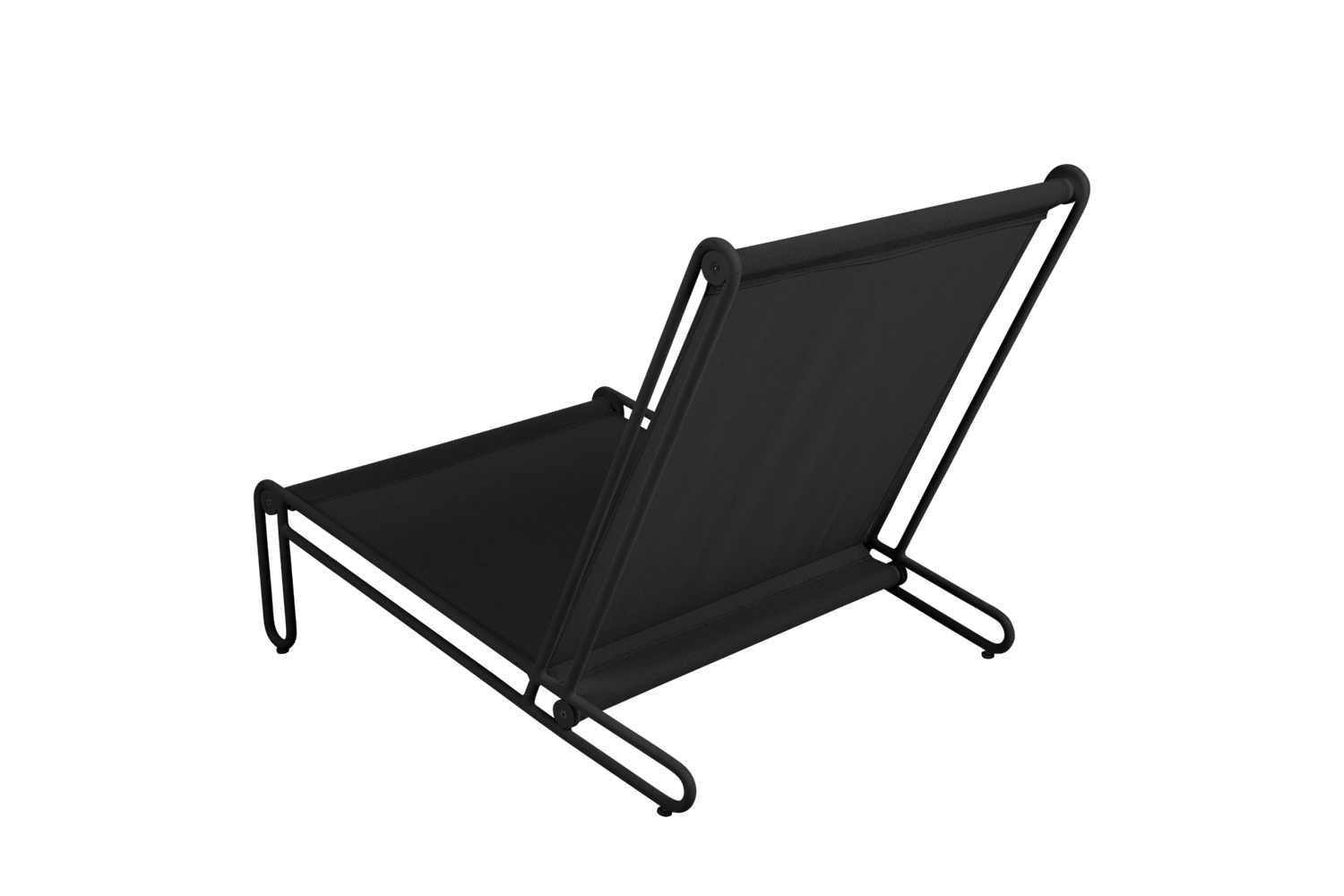 Blixt loungestol Black/Sky Grey