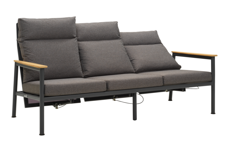 Gordon 3-seter sofa Antracit/Soft Dawn