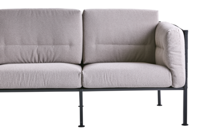 Delux 3-seter sofa Black/Teddy Beige