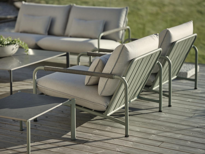 Lerberget 2,5-seter sofa Dusty Green/ash