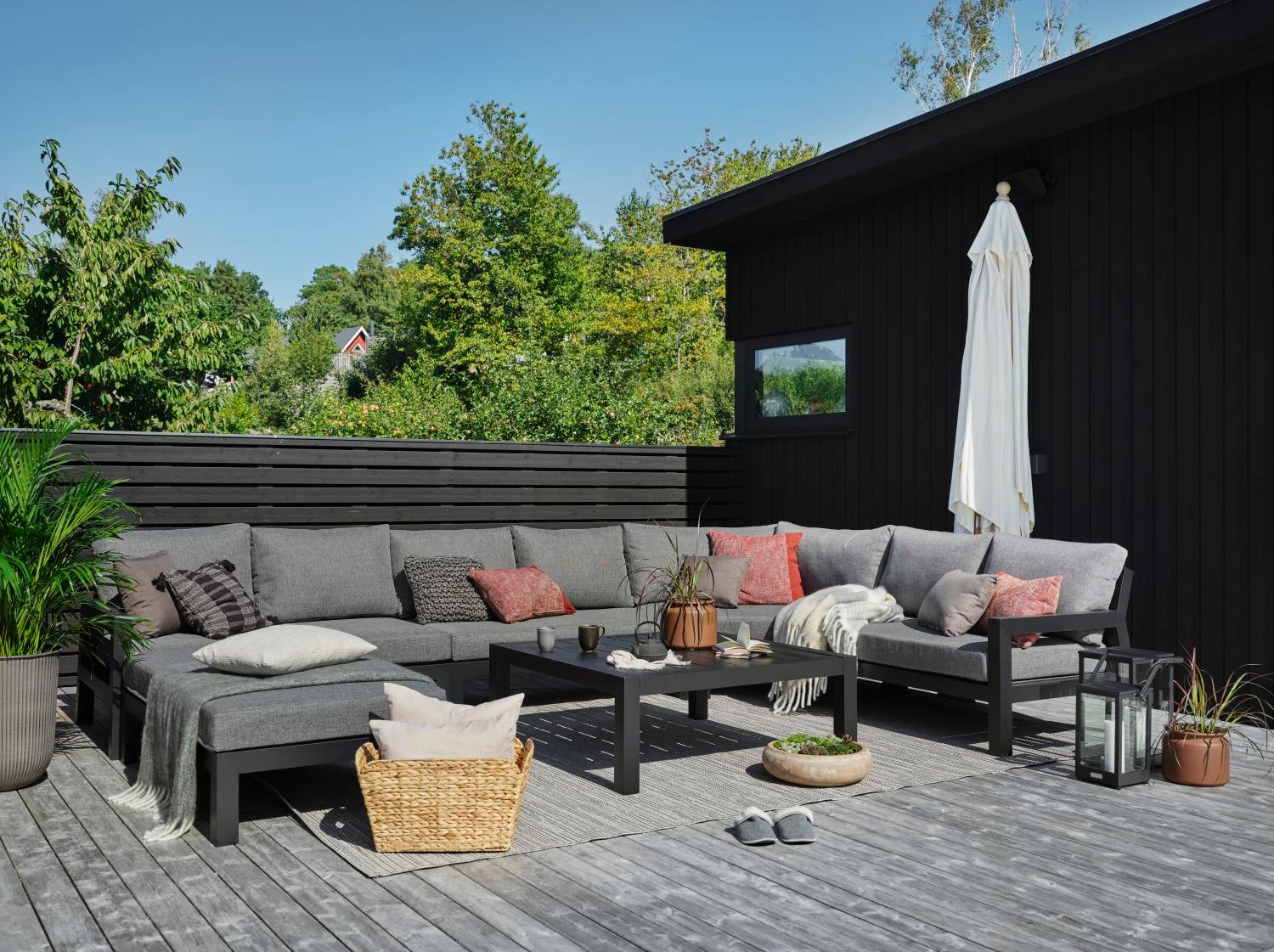 Belfort ljuslykta Svart