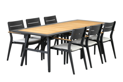 Chios stol med armlener Black_Ash