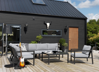Belfort lenestol Black/Pearl Grey