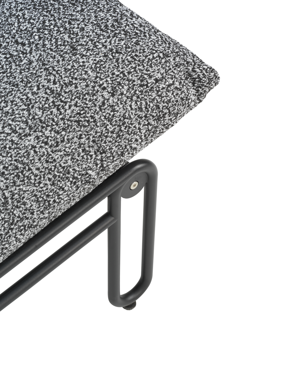 Blixt loungestol Svart/Teddy Ant