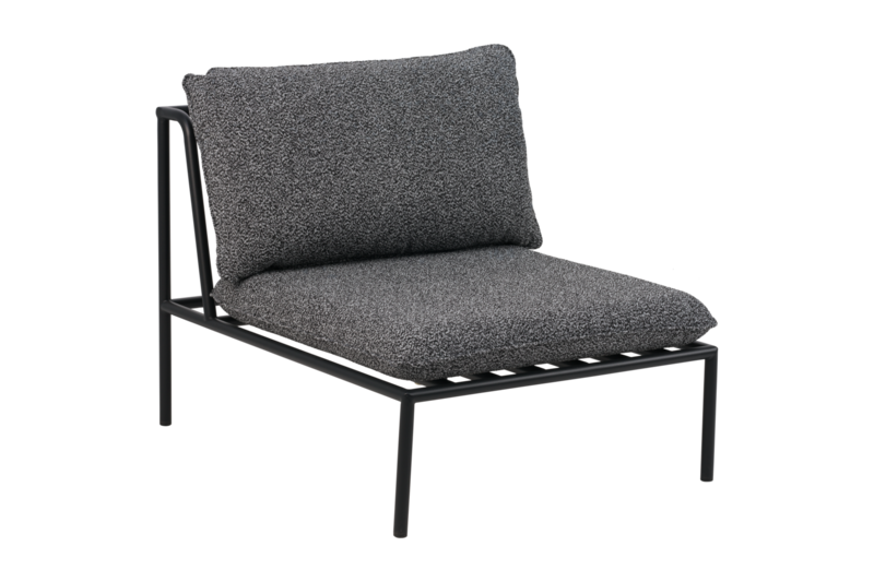 Collier midtdel Svart/Teddy Ant