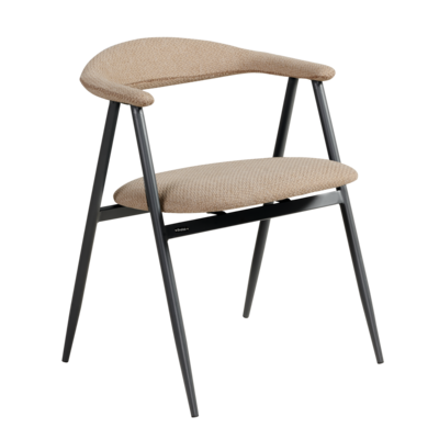 Boi stol med armlener Anthracite/Barley