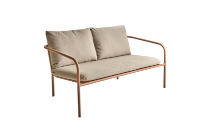 Bendt 2-seter sofa Peach/Teddy Beige
