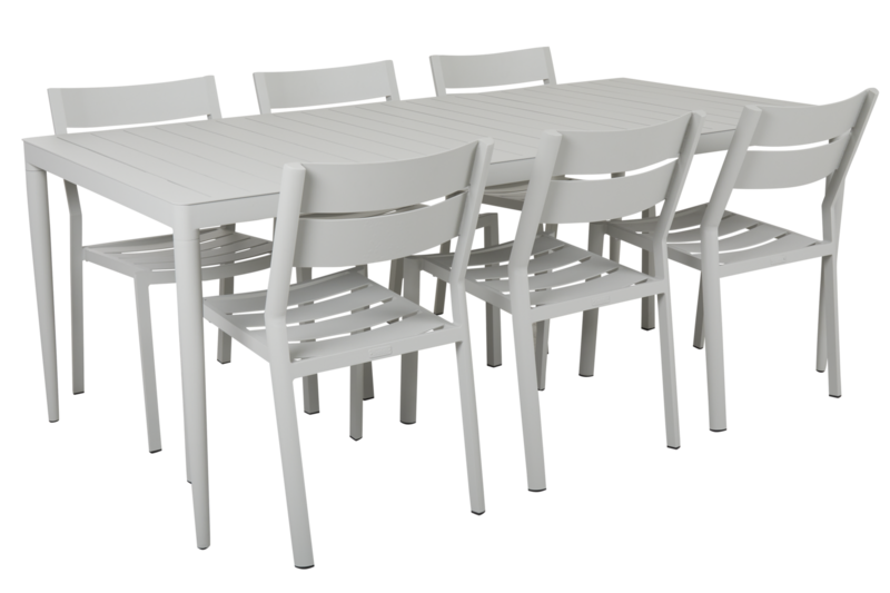 Delia spisestol  Light Grey