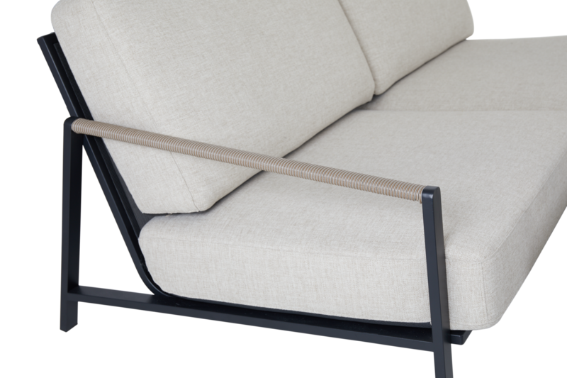 Lyra 2,5-seter sofa Black/Sand