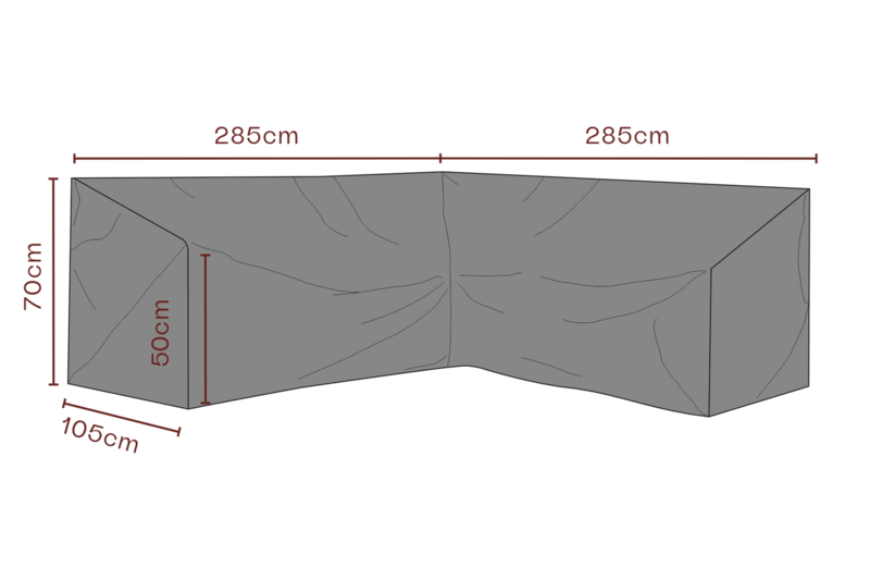Møbeltrekk hjørnesofa Black-Waterproof