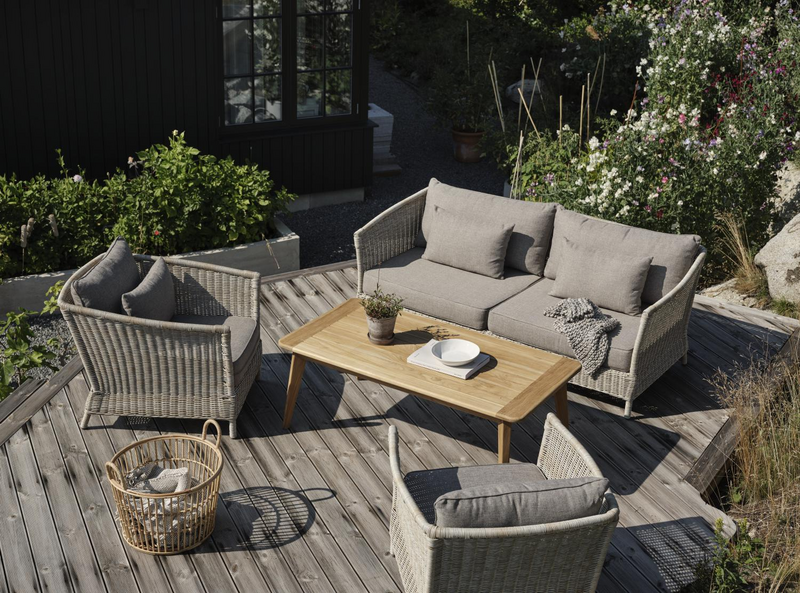 Aster 3-seter sofa Beige/beige