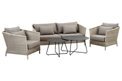 Aster 3-seter sofa Beige/beige