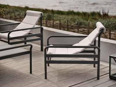 Sling lenestol Anthracite/Vanilla White