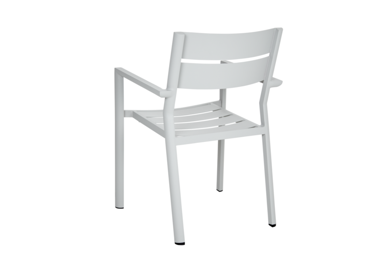 Delia stol med armlener Light Grey