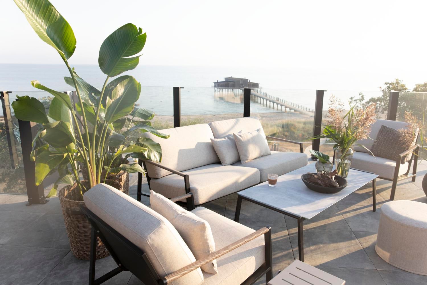 Lyra 2,5-seters sofa Black/Sand