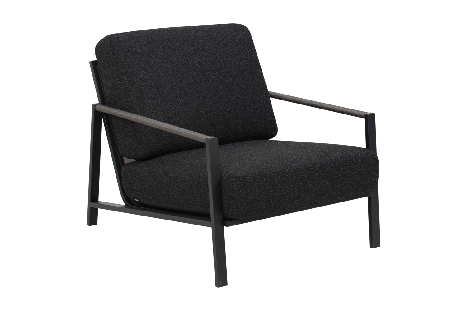 Lyra lenestol Svart/Teddy Black