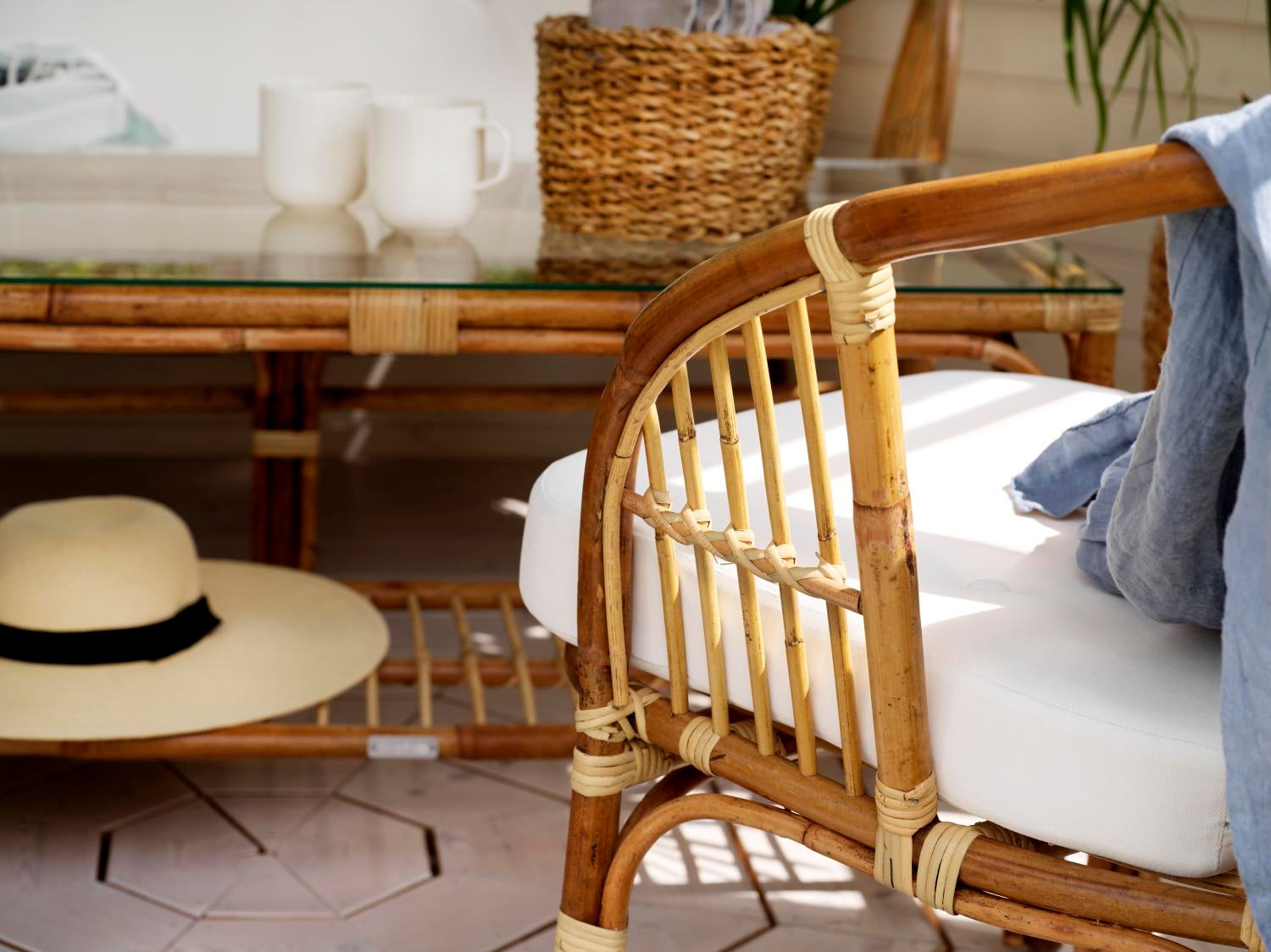 Astrakan lenestol Natural colored/white