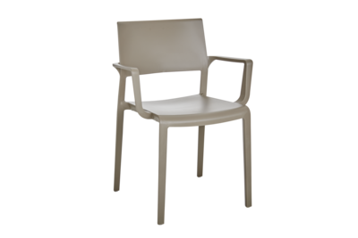 Lilibet stol med armlener Mineral Grey