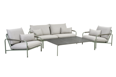 Lerberget 2,5-seter sofa Dusty Green/ash