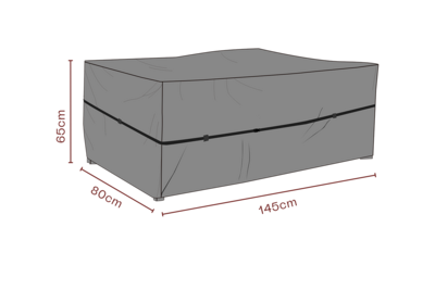 Møbeltrekk sofa Black-Breathable