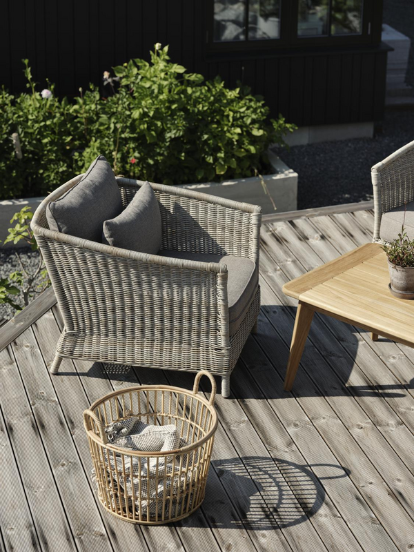 Aster lenestol Beige/beige