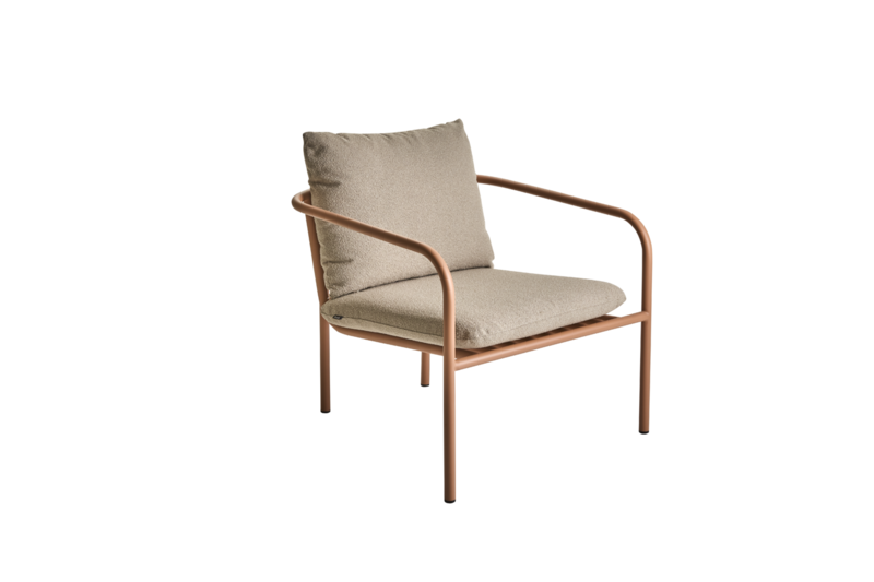 Bendt lenestol Peach/Teddy Beige