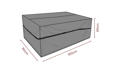 Møbeltrekk sofa Black-Breathable