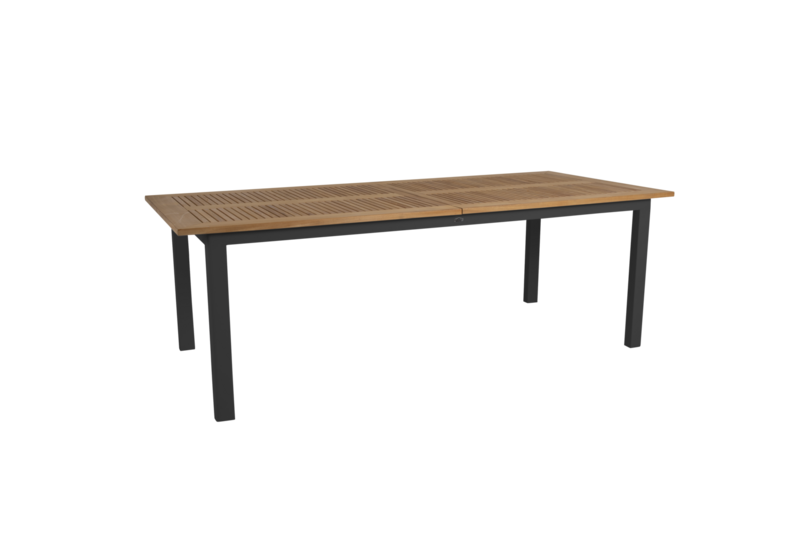 Lyon spisebord Svart/teak