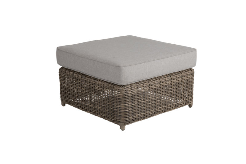 Glendon fotpall Rustic/Sand